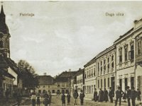 Duga ulica oko 1900. godine